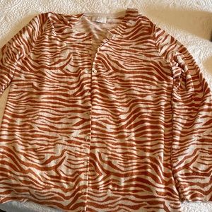 Animal Print Cardigan